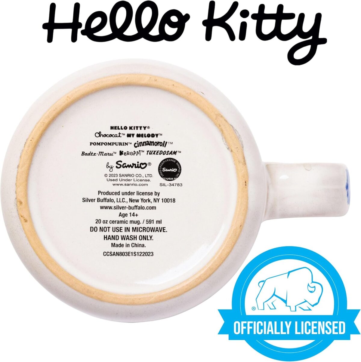 Taza de cerámica: Sanrio Hello Kitty and Friends - Image 3