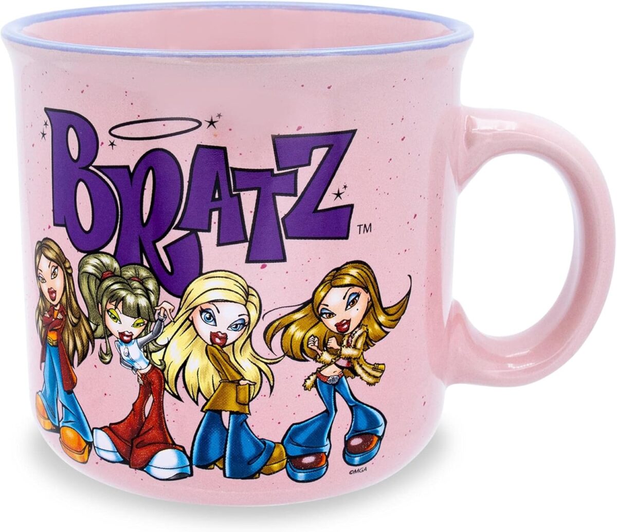Bratz - Taza de cerámica rosa