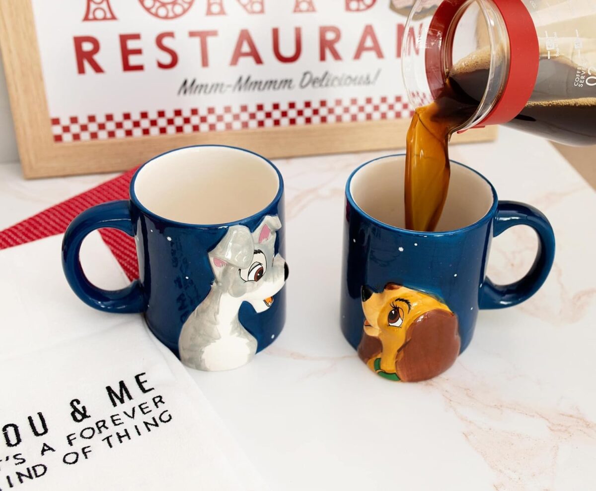 Set de Dos Tazas de Cerámica de La dama y el vagabundo - Image 2