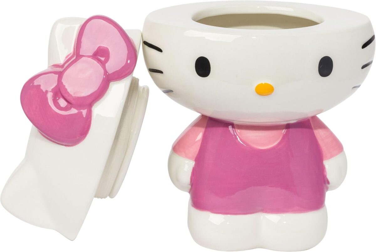 Tarro de cerámica para aperitivos o galletas de Hello Kitty de Sanrio - Image 2