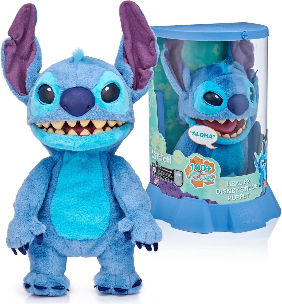 Peluche de Stitch animatrónico de 18 pulgadas