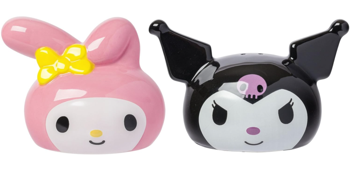 My Melody And Kuromi - Juego de salero y pimentero de cerámica Sanrio Hello Kitty and Friends