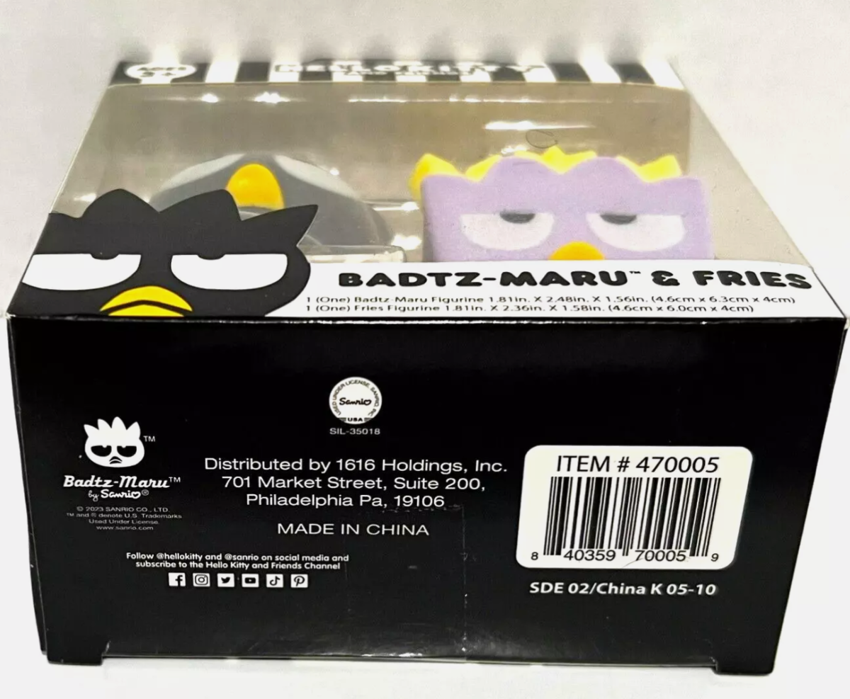 Hello Kitty & Friends: Badtz-Maru & Fries Conjunto de figuras - Image 2