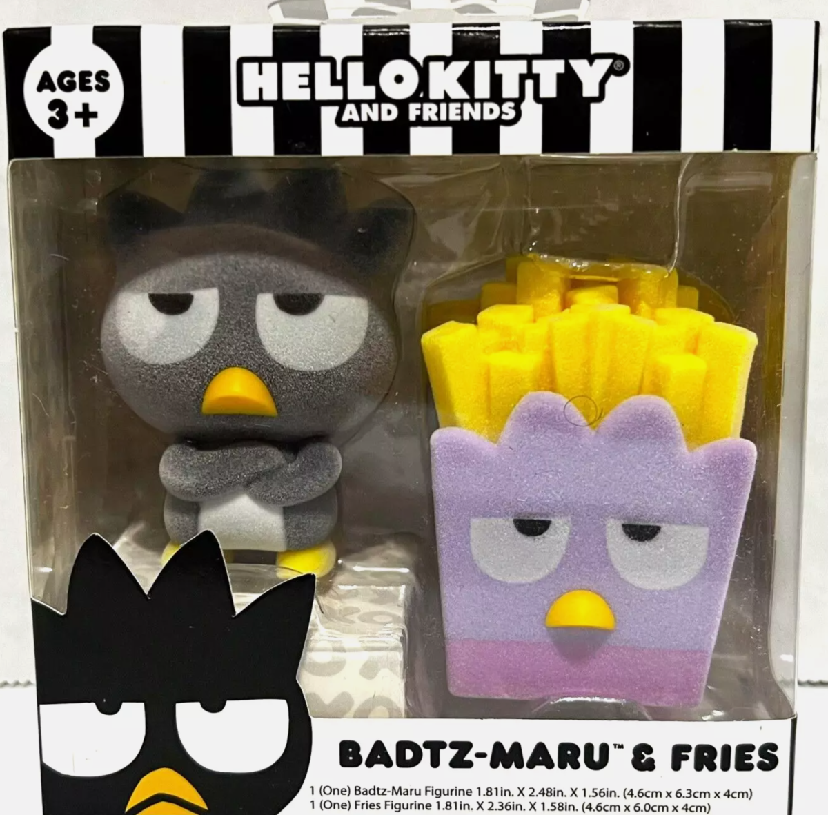 Hello Kitty & Friends: Badtz-Maru & Fries Conjunto de figuras