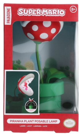 Mini lámpara de planta piraña
