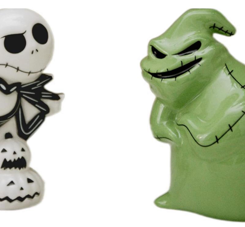 Adornos de ceramica del extraño mundo de Jack