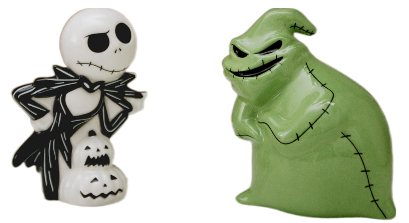 Adornos de ceramica del extraño mundo de Jack