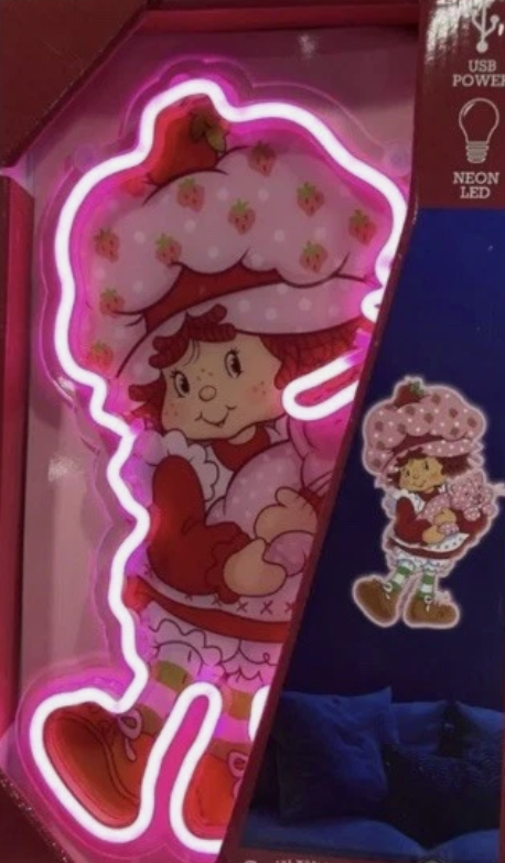 Adorno de pared led de Chica Fresita