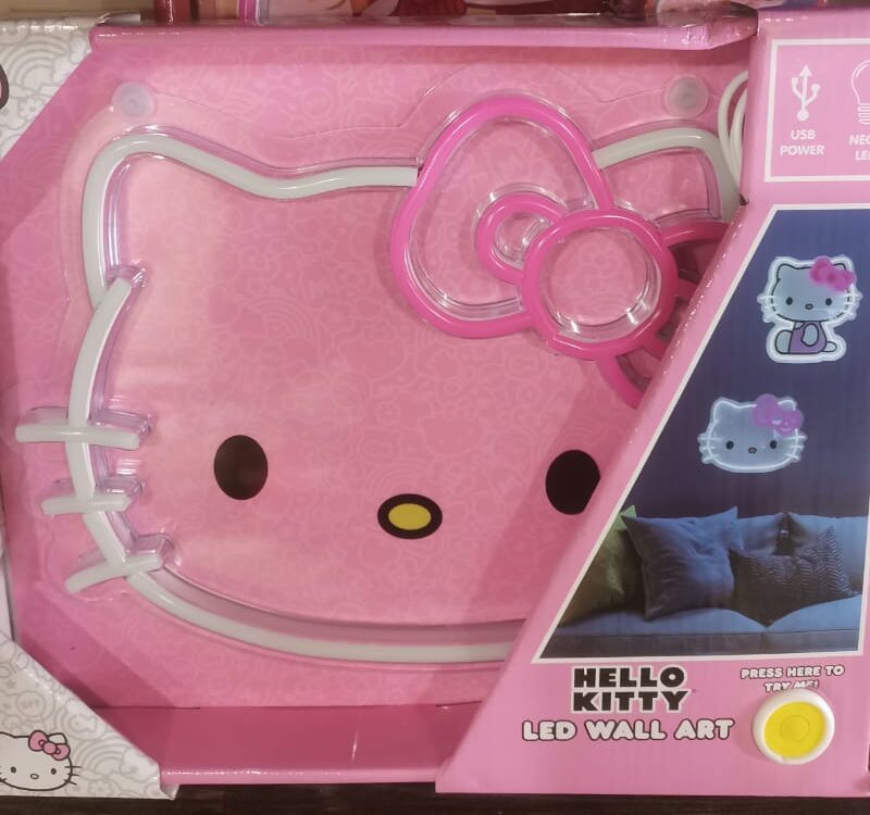 Adorno LED de pared de Hello Kitty