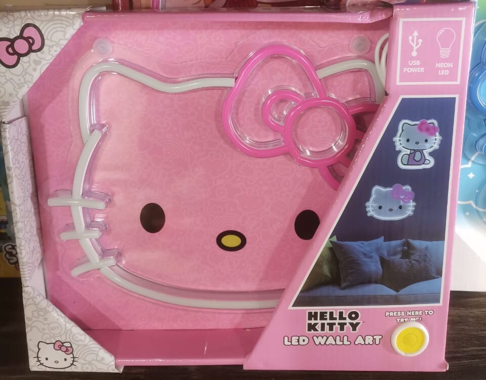 Adorno LED de pared de Hello Kitty