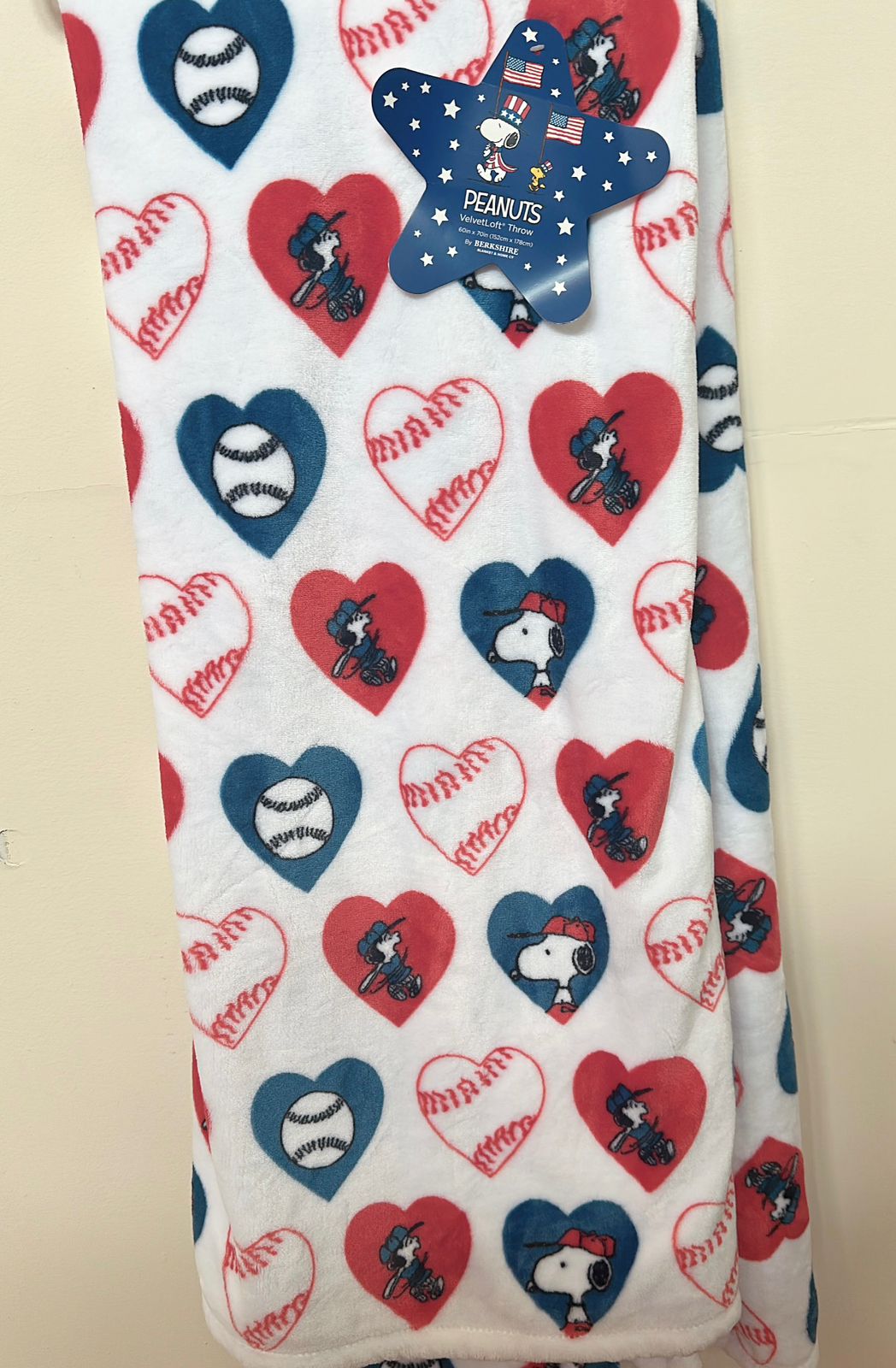 Cobija de Snoopy (1,52 m x 1,78 m )