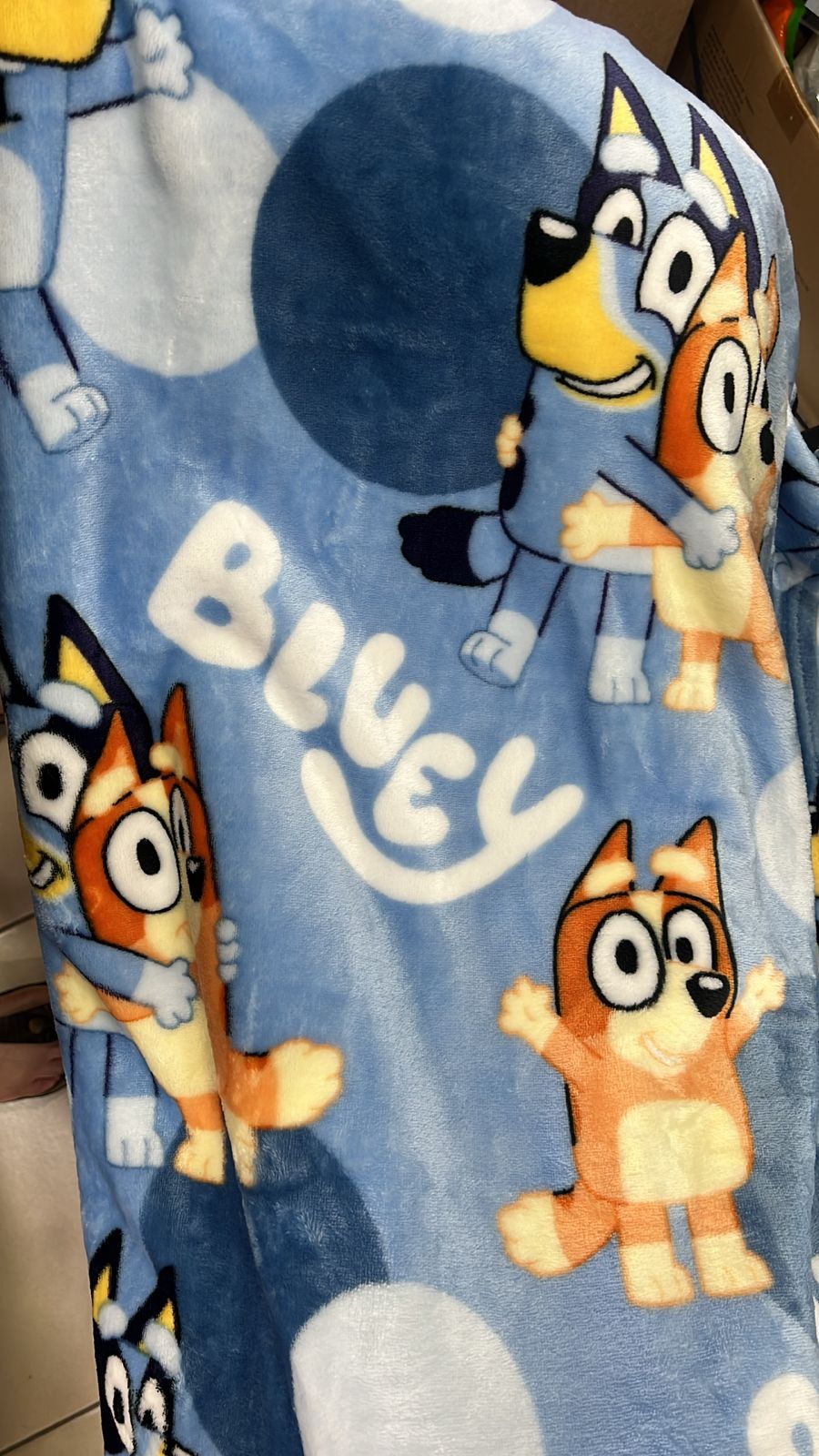 Cobija de Bluey (1,52 m x 1,78 m )
